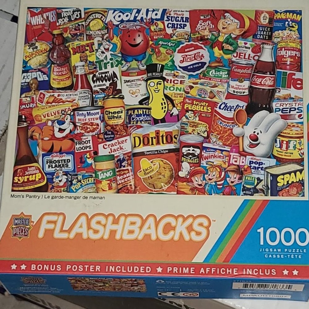Flashbacks Vintage Pantry Puzzle 1000 Pieces NWT